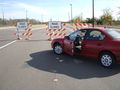 2009-02-22 My car and roadblock.jpg