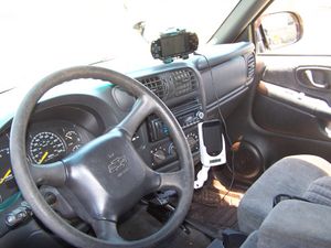 The command center, which included a PSP with GPS for navigation, iPod Touch with transmitter for jamming, and my stereo to commence said jamming.