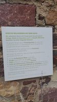 "welcome and rules sign of the Burg Hayn site"