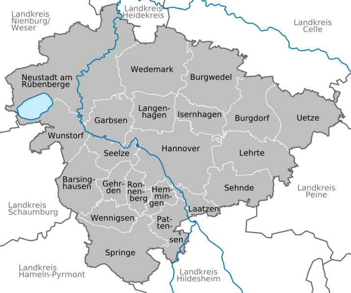 File:Municipalities of the Hannover Region.png