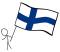 Xkcd guy with finnish flag.png